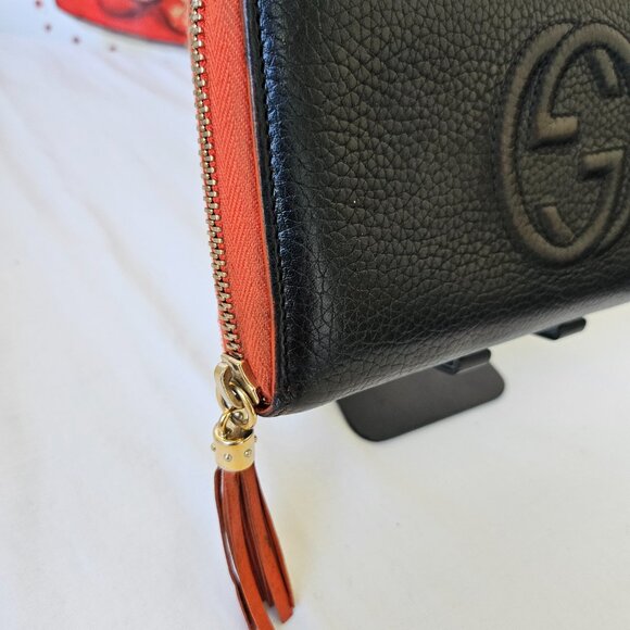 Gucci Ultra Rare Soho Zippy Wallet CUSTOM DYED - Picture 3 of 10